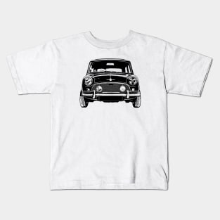 Mini Cooper S MK1 Sketch Art Kids T-Shirt